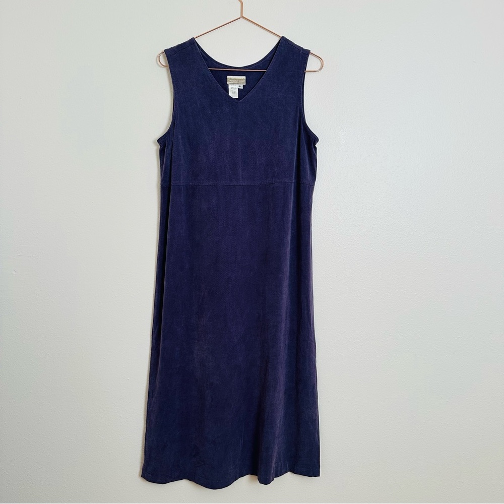 Coldwater Creek Purple Sleeveless Midi Dress - Picture 5 of 6